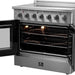 Forno Galiano 36 in. French Door Freestanding All Electric Range, Stainless Steel, FFSEL6917-36 Forno