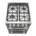 Forno 24" Gas Range, Stainless Steel, FFSGS6272 - 24 - Farmhouse Kitchen and Bath