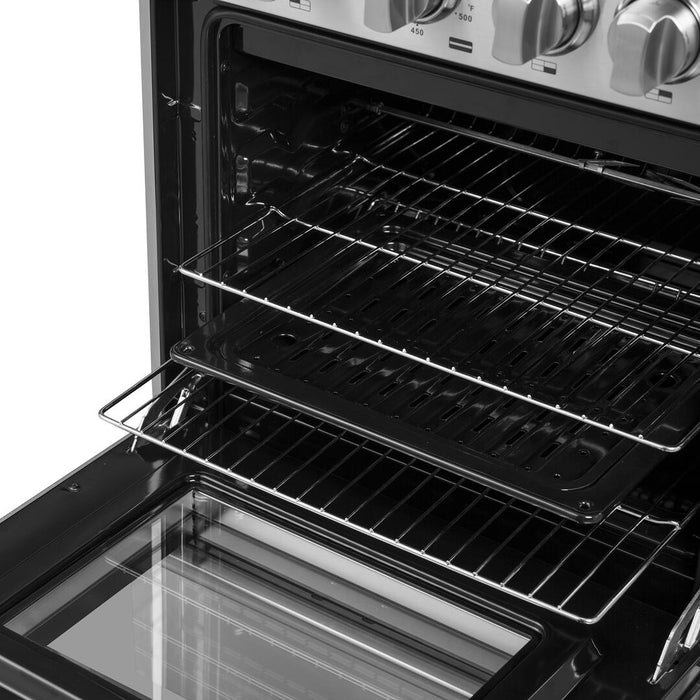 Forno 24" Gas Range, Stainless Steel, FFSGS6272 - 24 - Farmhouse Kitchen and Bath