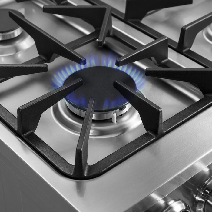 Forno 24" Gas Range, Stainless Steel, FFSGS6272 - 24 - Farmhouse Kitchen and Bath
