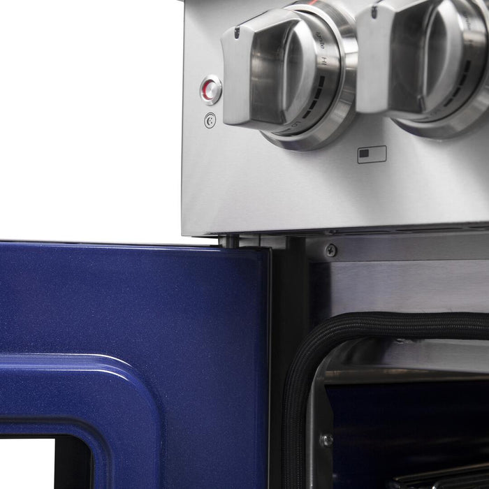 Forno Capriasca 30 in. French Door Freestanding Dual Fuel Range Gas Stove, Electric Oven, Stainless Steel, FFSGS6387 - 30 - Farmhouse Kitchen and Bath