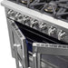 Forno Capriasca 36 in. French Door Freestanding Dual Fuel Range , Gas Stove, Electric Oven, Stainless Steel, FFSGS6387 - 36 - Farmhouse Kitchen and Bath
