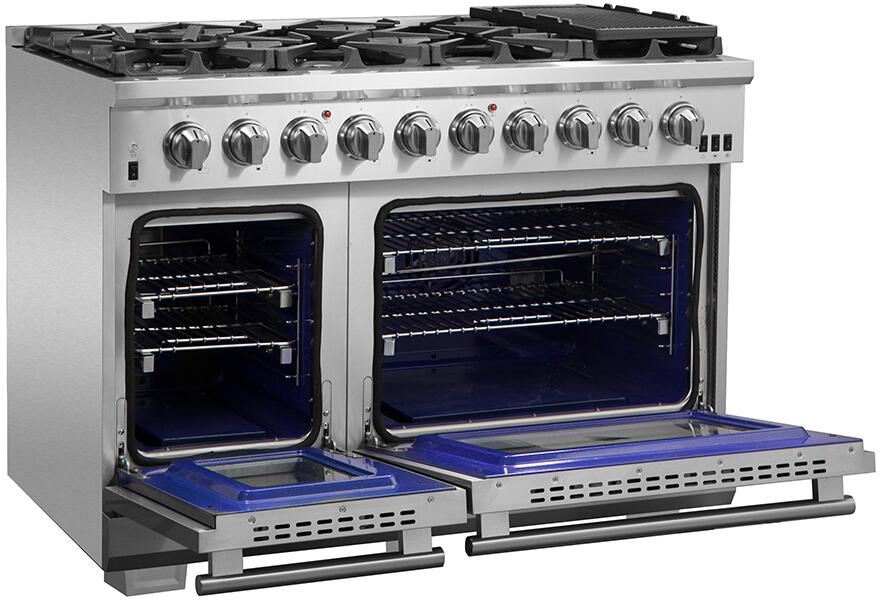 Forno Capriasca - 48 in. Professional Freestanding All Gas Range FFSGS6260 - 48 - Farmhouse Kitchen and Bath