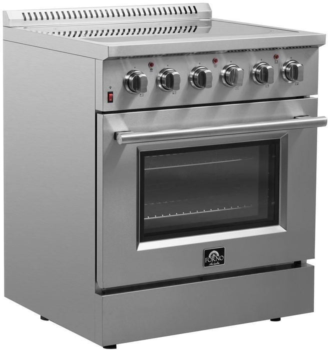 Forno Galiano 30" Electric Range, Convection Oven, Stainless Steel, FFSEL6083 - 30 - Farmhouse Kitchen and Bath