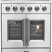 Forno Galiano 30 in. French Door Freestanding All Electric Range, Stainless Steel, FFSEL6917 - 30 - Farmhouse Kitchen and Bath