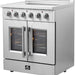 Forno Galiano 30 in. French Door Freestanding All Electric Range, Stainless Steel, FFSEL6917 - 30 - Farmhouse Kitchen and Bath