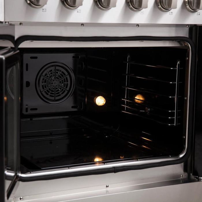 Forno Galiano 30 in. French Door Freestanding All Electric Range, Stainless Steel, FFSEL6917 - 30 - Farmhouse Kitchen and Bath
