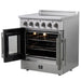 Forno Galiano 30 in. French Door Freestanding All Electric Range, Stainless Steel, FFSEL6917 - 30 - Farmhouse Kitchen and Bath