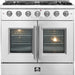 Forno Galiano 36 in. French Door Freestanding All Gas Range, Stainless Steel,FFSGS6444 - 36 - Farmhouse Kitchen and Bath