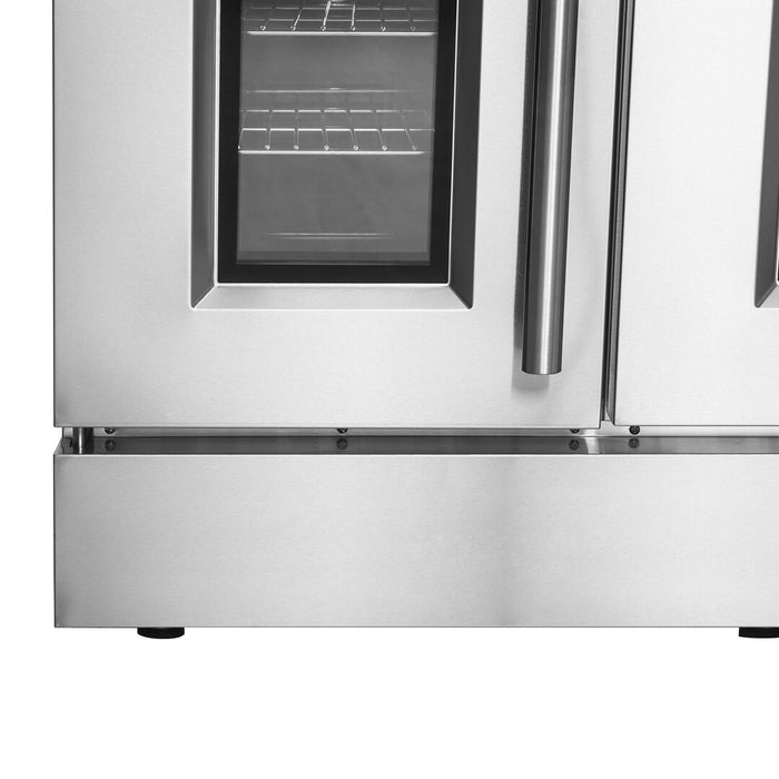 Forno Galiano 48 in. French Door Freestanding All Gas Range, Stainless Steel,FFSGS6444 - 48 - Farmhouse Kitchen and Bath