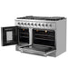 Forno Galiano 48 in. French Door Freestanding All Gas Range, Stainless Steel,FFSGS6444 - 48 - Farmhouse Kitchen and Bath