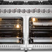 Forno Galiano - 60 in. Gold Professional Freestanding Dual Fuel Range, Stainless Steel FFSGS6156 - 60 - Farmhouse Kitchen and Bath