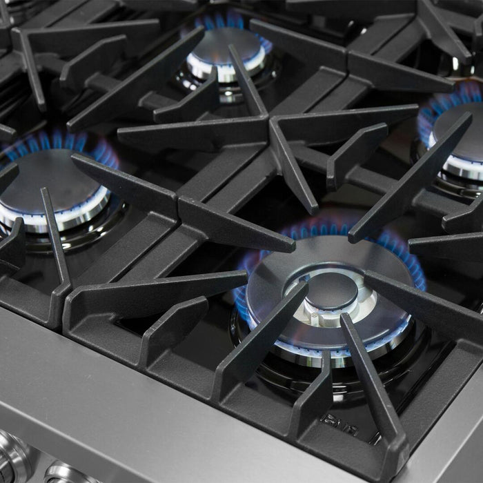 Forno Galiano - 60 in. Gold Professional Freestanding Dual Fuel Range, Stainless Steel FFSGS6156 - 60 - Farmhouse Kitchen and Bath