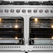 Forno Galiano - 60 in. Gold Professional Freestanding Range, Gas Stove and Gas Oven, Stainless Steel, FFSGS6244 - 60 - Farmhouse Kitchen and Bath