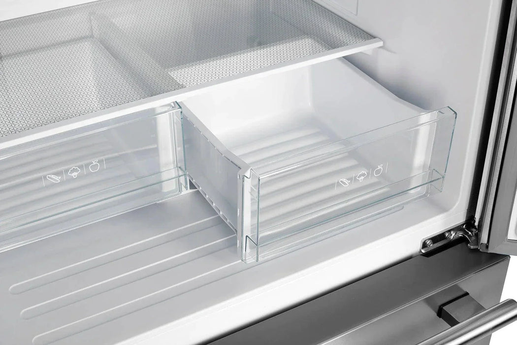 Forno Gallipoli - 31 in. French Door Refrigerator with Internal Ice Maker FFFFD1974 - 35SG - Farmhouse Kitchen and Bath