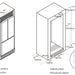 Forno Gallipoli - 31 in. French Door Refrigerator with Internal Ice Maker FFFFD1974 - 35SG - Farmhouse Kitchen and Bath