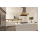 ZLINE 48" Wooden Island Range Hood, Butcher Block, 681iM-48 - Farmhouse Kitchen and Bath