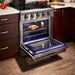 THOR 30" Professional Gas Range in Stainless Steel, HRG3080U - Farmhouse Kitchen and Bath