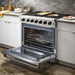 THOR 36" Professional Propane Range in Stainless Steel, LRG3601ULP - Farmhouse Kitchen and Bath