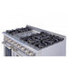 THOR 48″ - 6 Burner Stainless Steel Professional Propane Range, HRG4808ULP - Farmhouse Kitchen and Bath