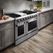 THOR 48" Professional Dual Fuel Range in Stainless Steel, HRD4803U - Farmhouse Kitchen and Bath
