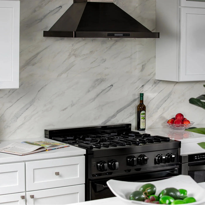 ZLINE 30" Bundled Range, Range Hood, Microwave, 3KP-RGBRH30-MW09K