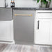 ZLINE Autograph 18" Dishwasher Stainless Door, Black DWVZ-304-18 - Farmhouse Kitchen and Bath