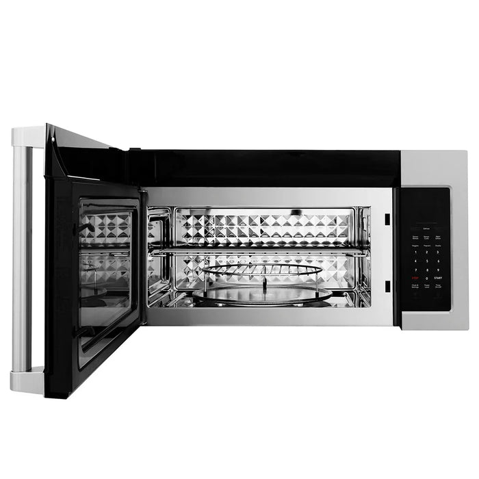 ZLINE Kitchen Package with Refrigerator, Range, Microwave, 3KPR-RAOTRH3009K