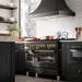 ZLINE 48" Autograph Addition Gas Range, Black stainless, RGBZ-48-CB - Farmhouse Kitchen and Bath