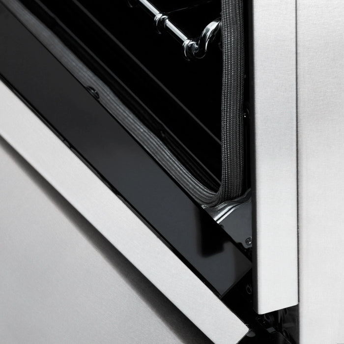 ZLINE 36" Autograph Edition Gas Range, Gas Oven DuraSnow, RGSZ-SN-36-CB - Farmhouse Kitchen and Bath