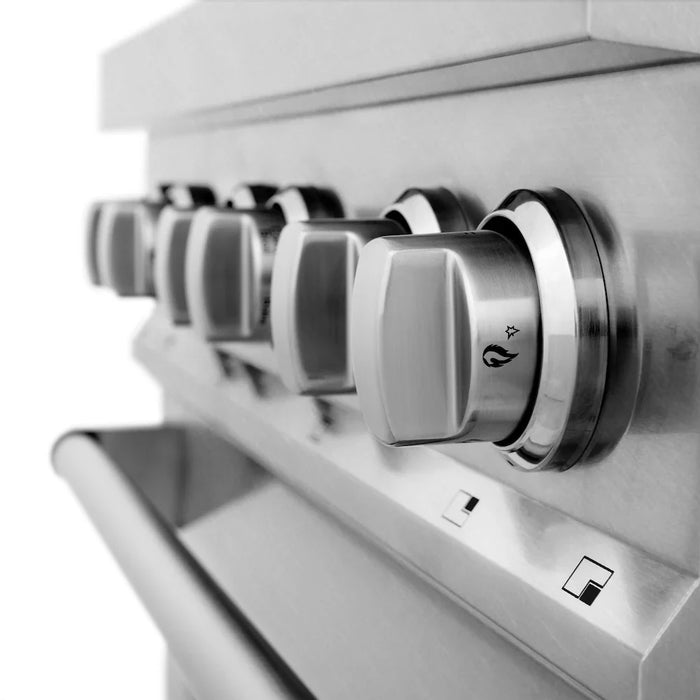 ZLINE 30" Bundled Stainless DualRange RangeHood Dishwasher 3KP-RASRH30-DWV09K