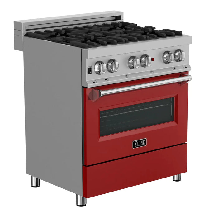 ZLINE 30" Bundle Range RAS-RM-30 & Range Hood 8654RM-30, 2KP-RASRMRH3009K