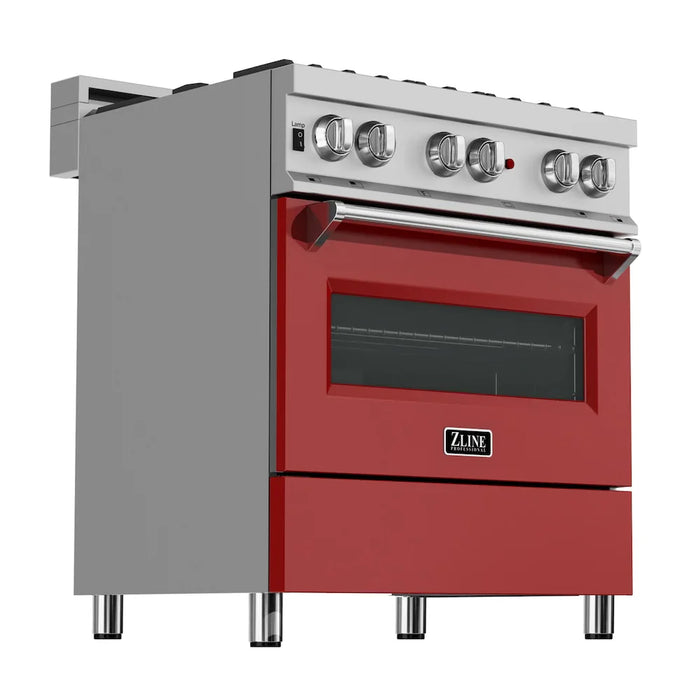 ZLINE 30" Bundle Range RAS-RM-30 & Range Hood 8654RM-30, 2KP-RASRMRH3009K