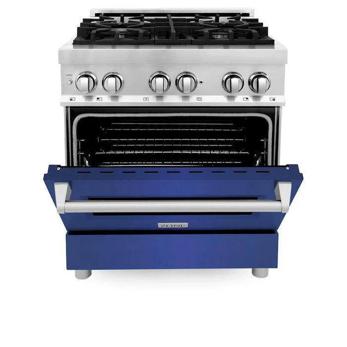 ZLINE 30" Bundle Range RA-BM-30 & Wall Range Hood KB-30, 2KP-RABMRH3009K