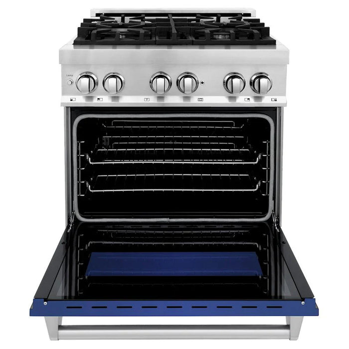 ZLINE 30" Bundle Range RA-BM-30 & Wall Range Hood KB-30, 2KP-RABMRH3009K
