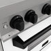 ZLINE 30" Autograph Gas Range, DuraSnow, White Door, RGSZ-WM-30-MB - Farmhouse Kitchen and Bath