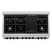 ZLINE 48" Autograph Gas Range, DuraSnow, White Door, RGSZ-WM-48-MB - Farmhouse Kitchen and Bath