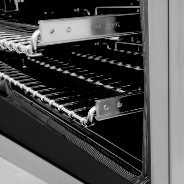ZLINE 48" Range with Gas Stove and Gas Oven, Stainless Steel, RG-BR-48 - Farmhouse Kitchen and Bath
