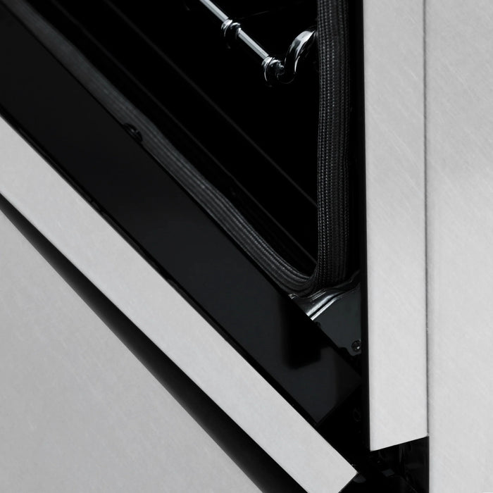 ZLINE 48" Autograph Gas Range, DuraSnow, Stainless  RGSZ-SN-48-CB - Farmhouse Kitchen and Bath