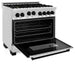 ZLINE 36" Autograph Edition, Gas Range, Gas Oven, RGZ-36-MB - Farmhouse Kitchen and Bath