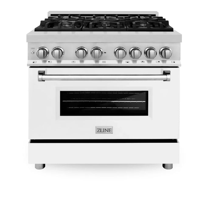 ZLINE 36" Bundle Range RA36 & Range Hood KB-36, 2KP-RAWMRH3609K