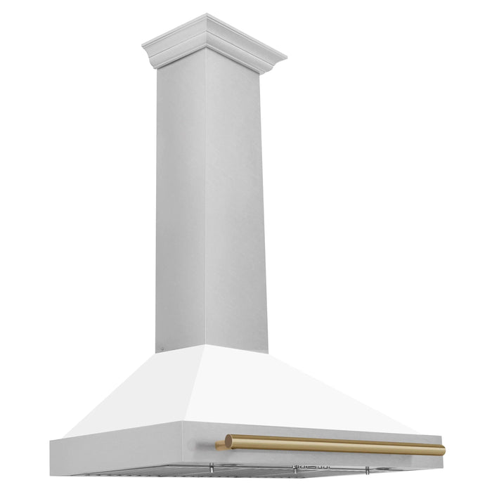 ZLINE 48" Autograph Stainless Wall Range Hood KB4SNZ-WM48-CB09K