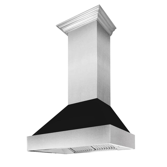 ZLINE 36" Bundle Range RAS-BLM-36 & Range Hood 8654BLM-36, 2KP-RASBLMRH3609K