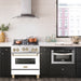ZLINE 30" Autograph Gas Range, DuraSnow, White Door, RGSZ-WM-30-G - Farmhouse Kitchen and Bath