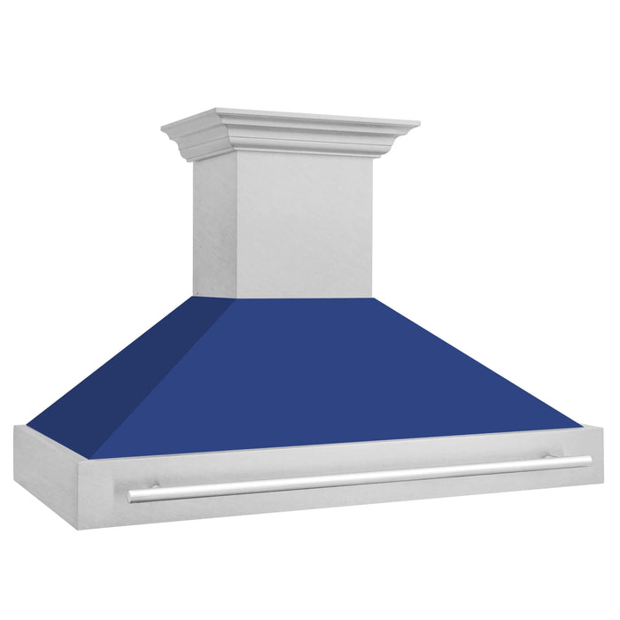 ZLINE 48" Autograph DuraSnow Stainless Wall Range Hood 8654SNX-BM-4809K