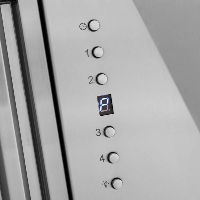 ZLINE 30" Autograph Stainless Wall Range Hood, White, 8654STZ-30-MB09K