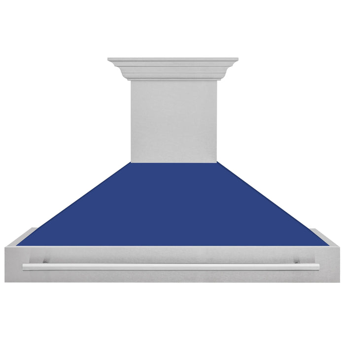 ZLINE 48" Autograph DuraSnow Stainless Wall Range Hood 8654SNX-BM-4809K