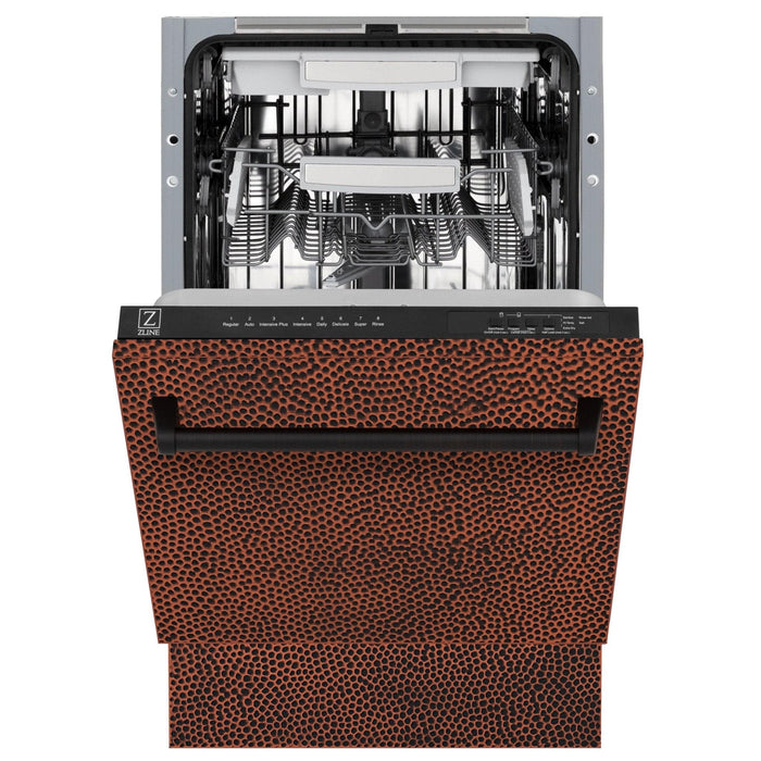 ZLINE 18" Dishwasher, Hammered Copper panel, Stainless Tub, DWV - HH - 18 - Farmhouse Kitchen and Bath