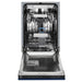 ZLINE 18" Dishwasher in Blue gloss panel, Stainless Tub, DWV - BG - 18 - Farmhouse Kitchen and Bath