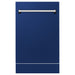 ZLINE 18" Dishwasher in Blue gloss panel, Stainless Tub, DWV - BG - 18 - Farmhouse Kitchen and Bath